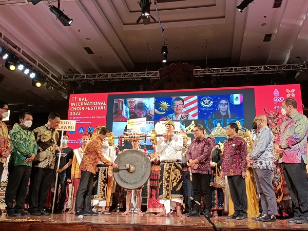 Wawali Arya Wibawa Hadiri Bali International Choir Festival 11 Jadi Ajang Anti Narkoba dan Perdamaian Dunia
