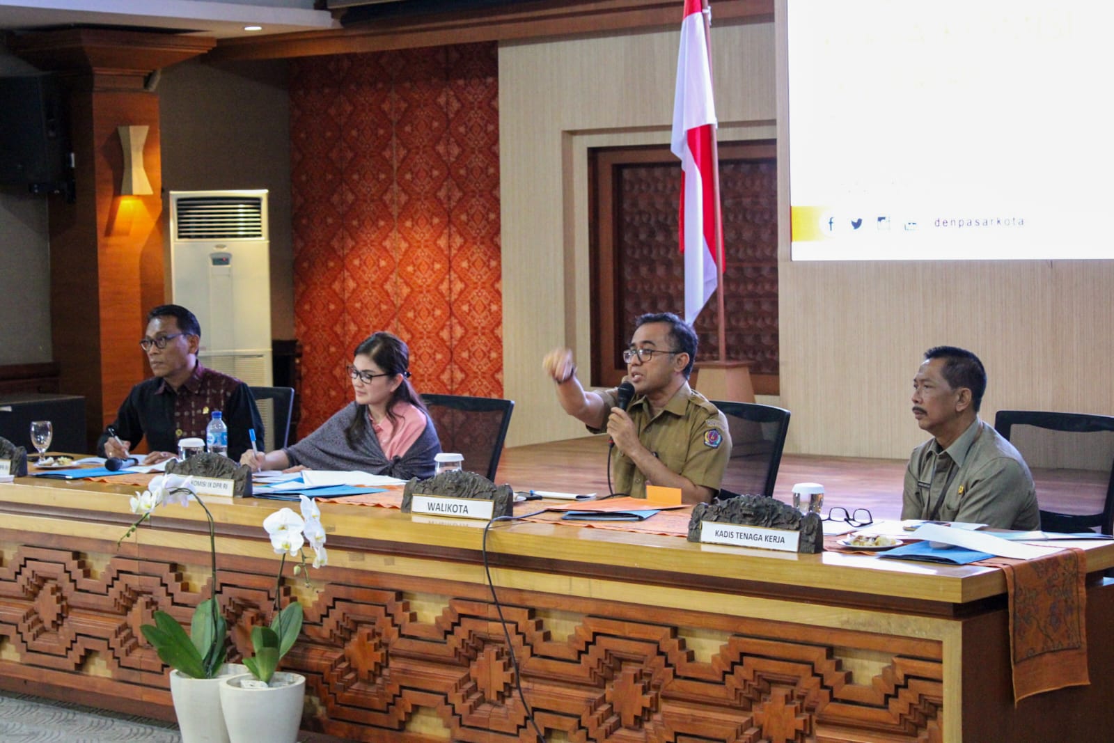 Walikota Jaya Negara Terima Kunjungan Kerja Komisi IX DPR RI
