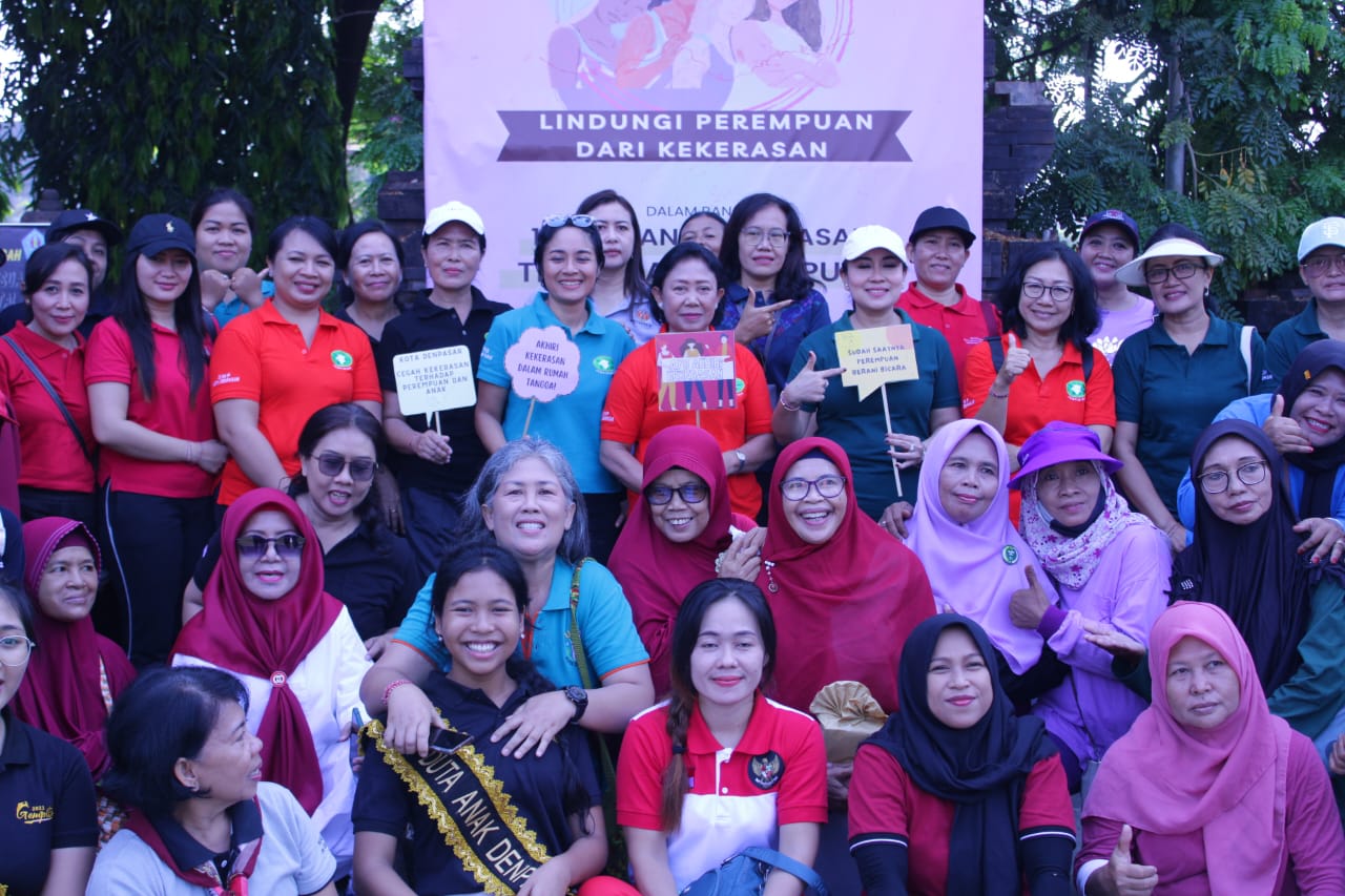 Pemkot Denpasar Gelar Kampanye Gerakan 16 Hari Anti Kekerasan Terhadap Perempuan Komitmen Nyata Dukung Perlindungan Perempuan dan Anak