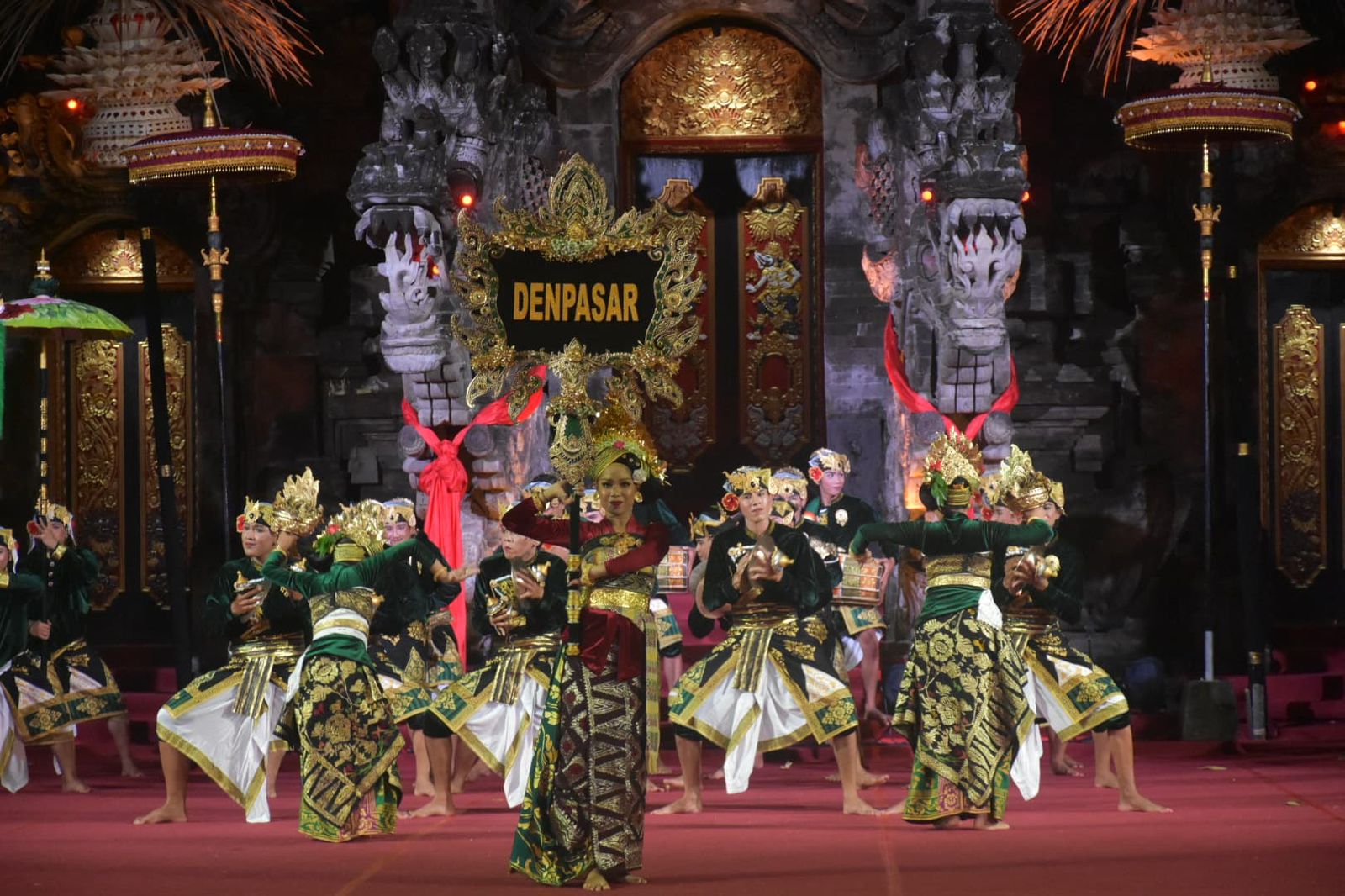 Baleganjur Gita Jaya Semara Duta Denpasar Tampil Optimis pada Wimbakara Baleganjur PKB XLVII.