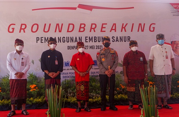 Pembangunan Embung Sanur Resmi Dimulai