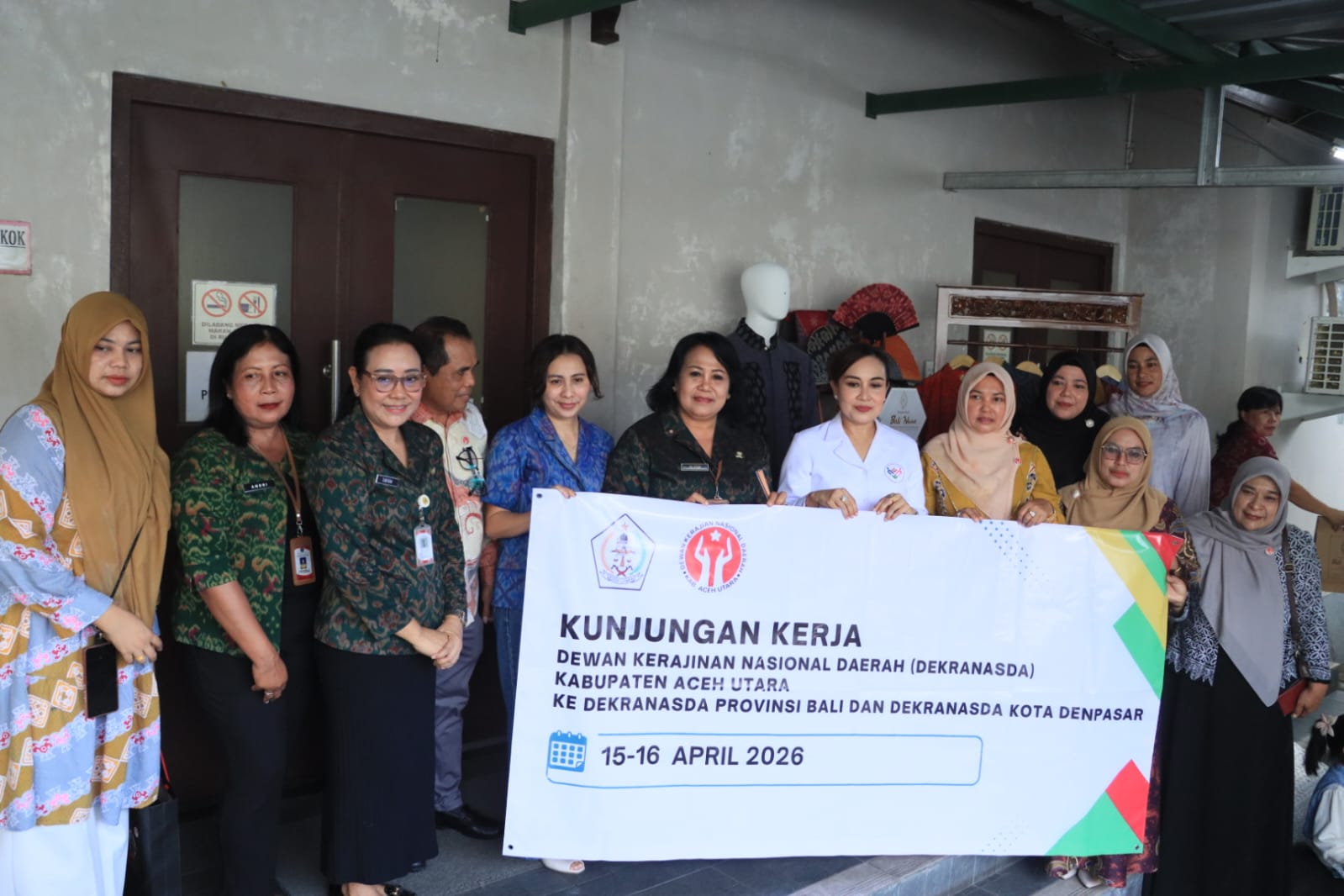 Berbagi Praktik Baik, Dekranasda Denpasar Terima Kunjungan Aceh Utara