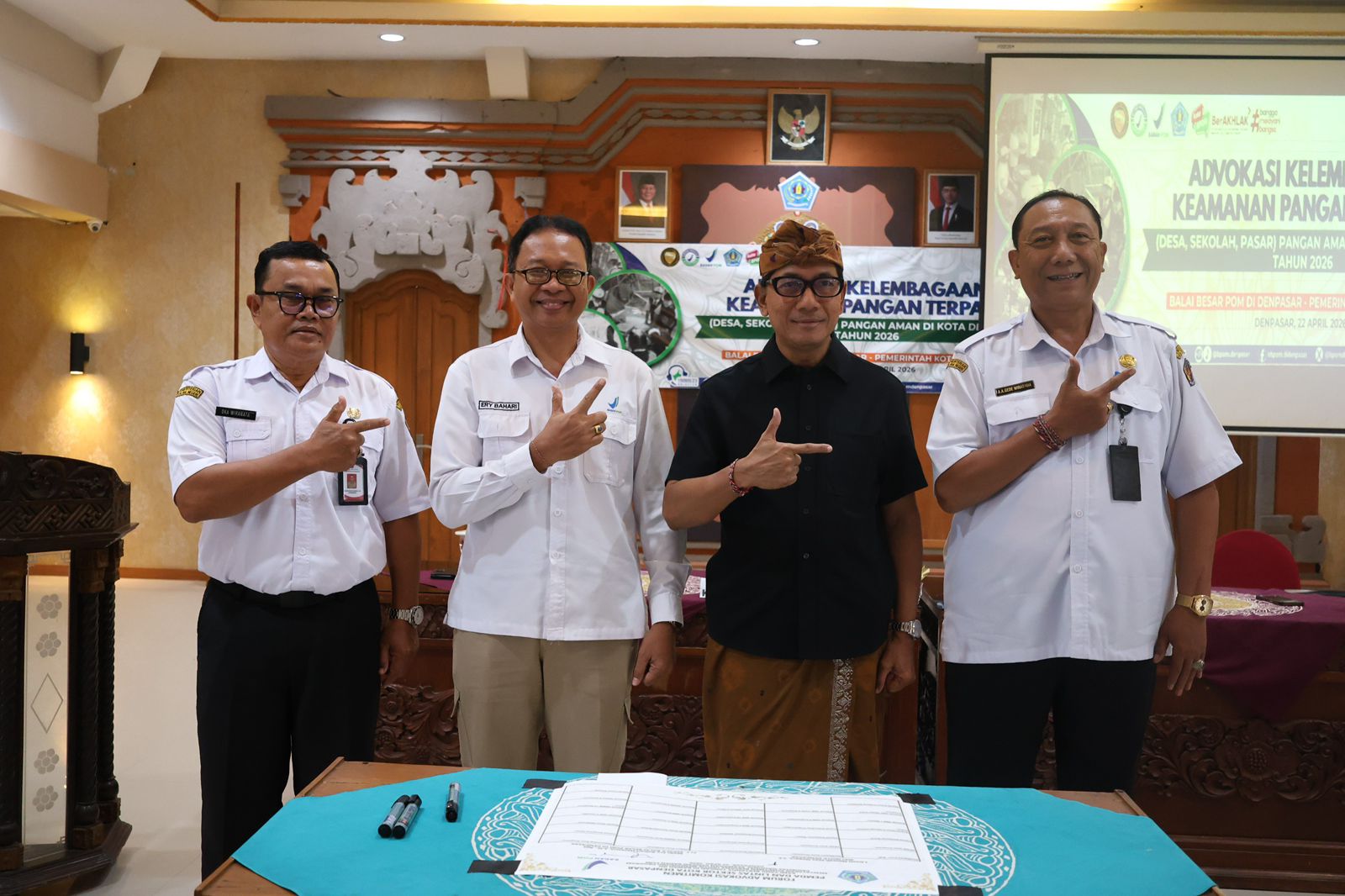 Sekda Eddy Mulya Buka Advokasi Desa Pangan Aman,   Perkuat Komitmen Keamanan Pangan Berbasis Komunitas. 