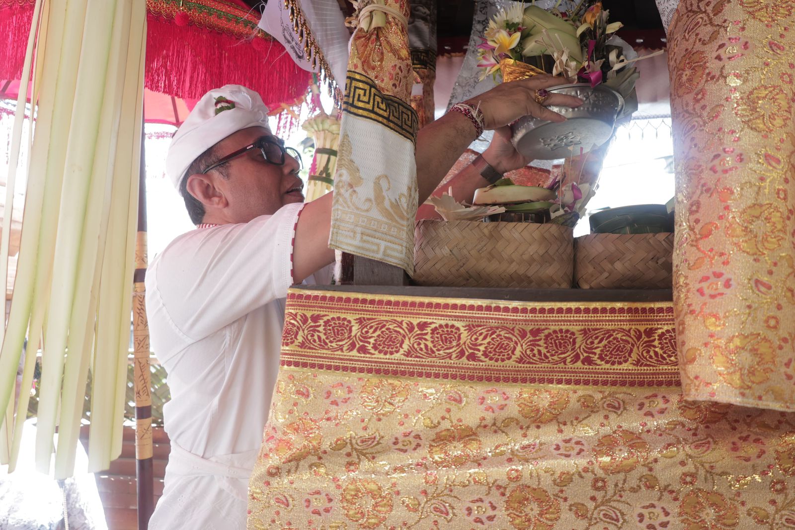Wali Kota Denpasar Jaya Negara Hadiri Pemelaspasan Bale Kulkul Banjar Panti Gede, Pemecutan Kaja 