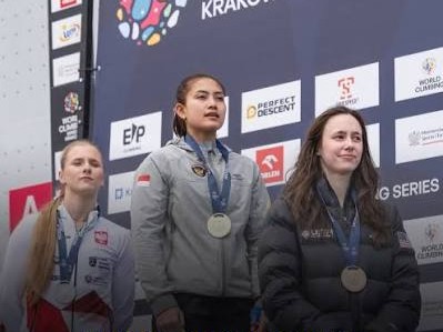Putri Bali Desak Made Rita Kusuma Dewi Kembali Harumkan Indonesia dengan Emas di World Climbing Series Krakow 2026