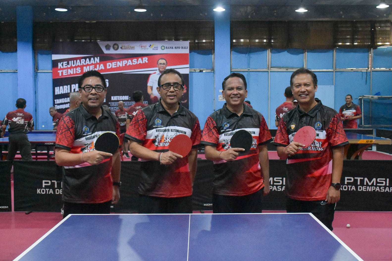 Wali Kota Jaya Negara Buka Turnamen Tenis Meja Hari Pajak 2026.  Wujud Sinergi dan Kolaborasi, Tekankan Pajak Rakyat untuk Kesejahteraan Rakyat.