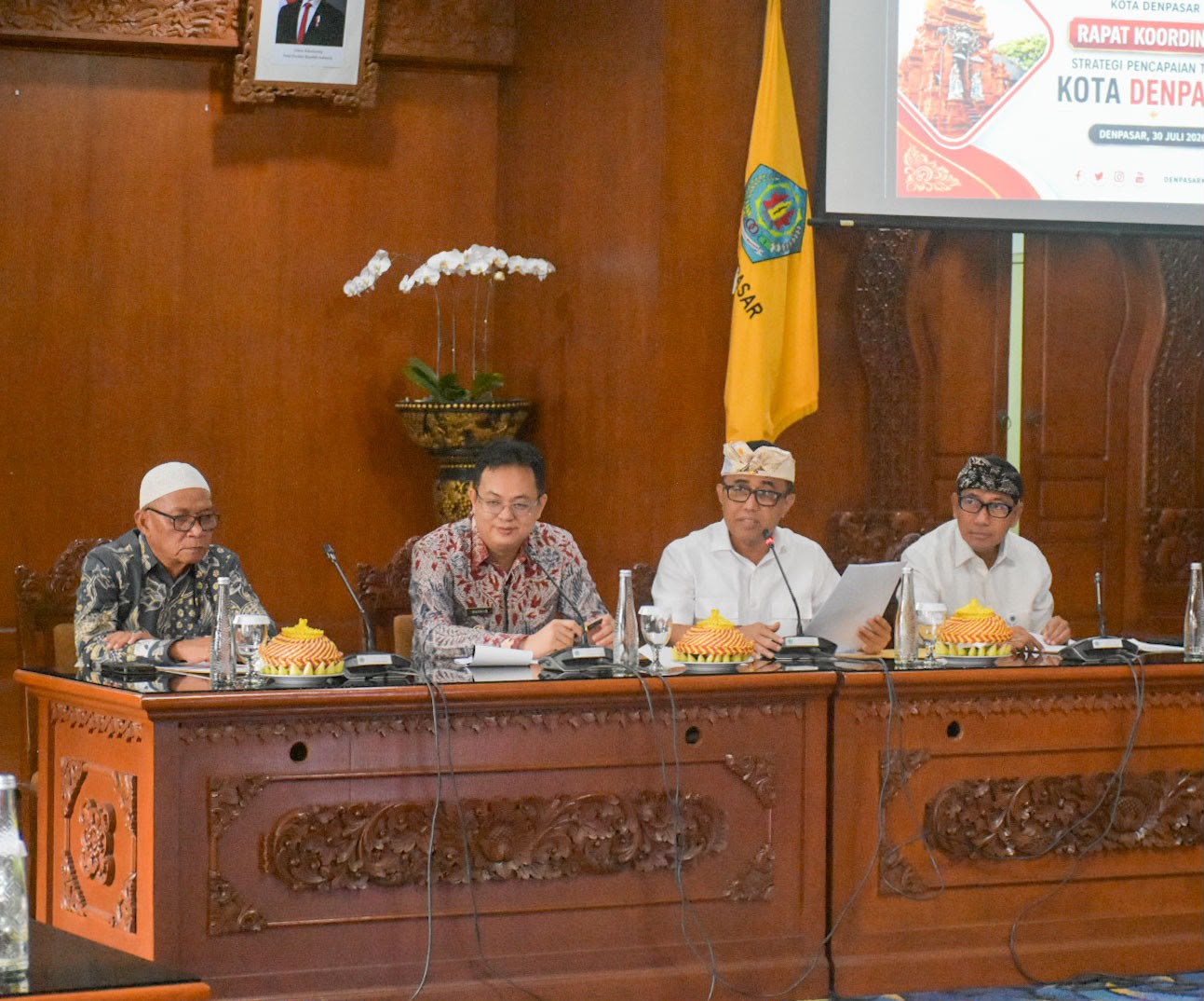 Walikota Jaya Negara Terima Kunjungan Kerja Bupati Bangka Barat,   Wahana Sharing Inovasi Smart City hingga Heritage City. 
