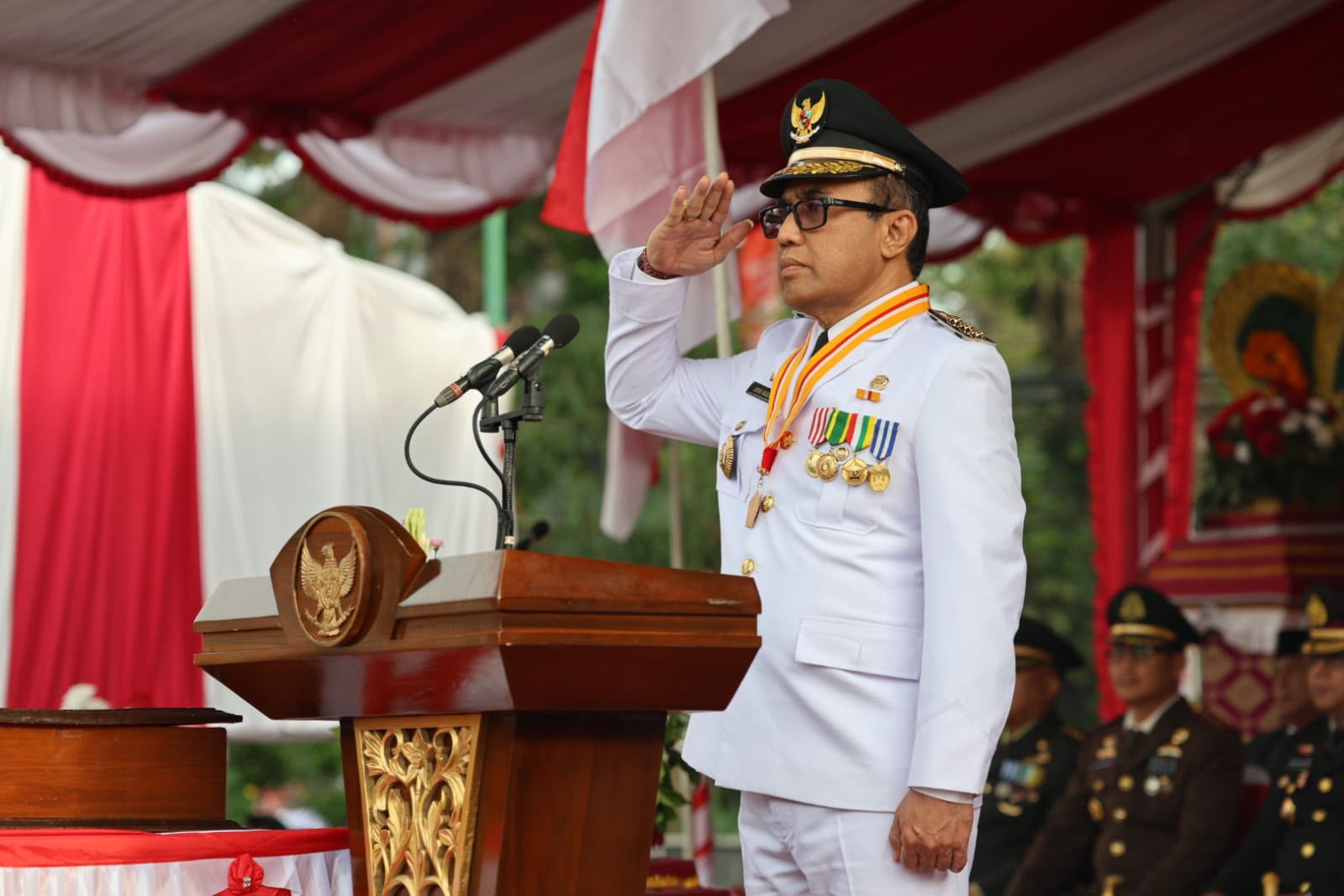Walikota Jaya Negara Pimpin Apel HUT ke-81 RI, Ajak Warga Denpasar Perkuat Kepedulian dan Gotong Royong