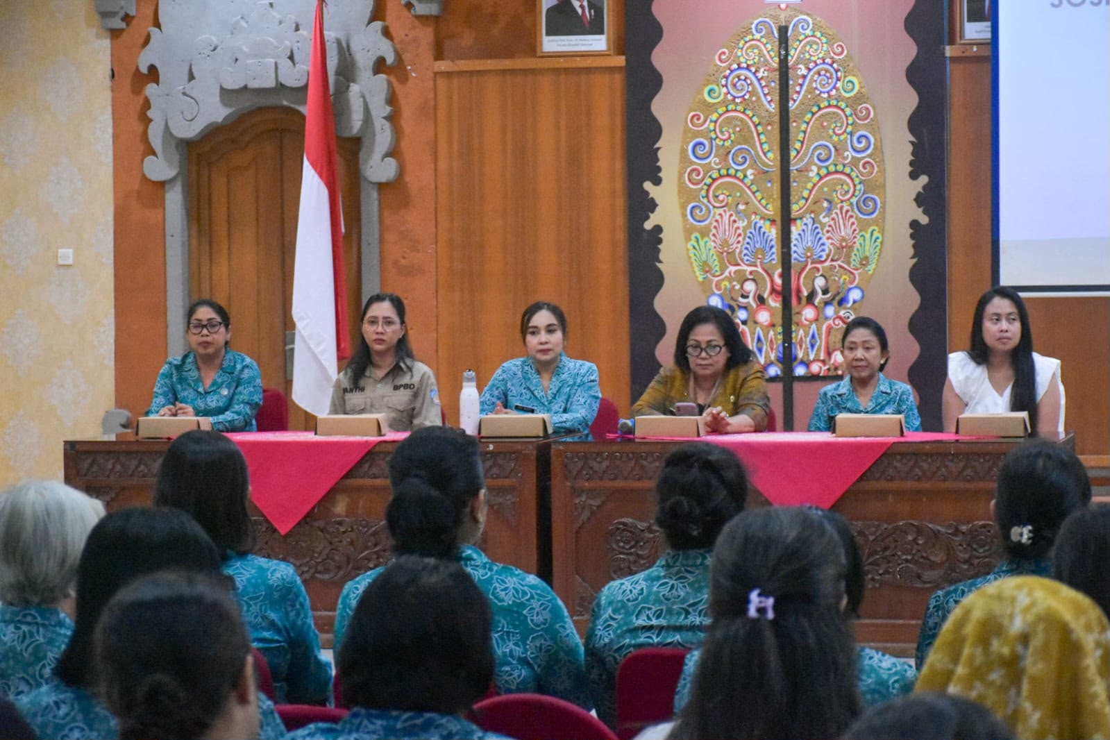 TP PKK Denpasar Perkuat Keluarga Sehat, Tanggap dan Tangguh Bencana.